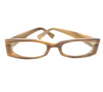 New Aj Morgan Optical Quality Caramel Brown Reading Glass Designer Readers +1.75. Fixed Price $35.95.