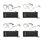 Eye Zoom Metal Frame Round Reading Glasses With Spring Hinge For And Women. Fixed Price $9.97.
