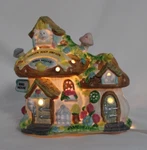 1990S Nightlight Up Mushroom House Foster Iggy Swallow Bird Seller, Easter. Fixed Price $19.99.