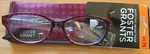 Foster Grant Monica Mag Reading Glasses Readers Pink Polka Dot W Case +1.75. Fixed Price $12.99.
