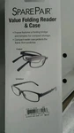 2 Fgxi Sparepair Value Folding Reading Glasses & Case Black +1.75. Fixed Price $15.99.