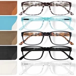 Gaoye 5 Pack Reading Men/women Blue Light Readers Eyeglasses. Fixed Price $17.98.