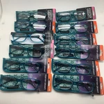 "12 Pair" Foster Grant Pearla Teal +2.50 Reading Readers Glasses Blue. Fixed Price $80.00.