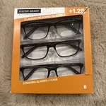Design Optics Cole Classic Full Rim Rectangular Reading Glasses 3-PK +1.25 M43A. Fixed Price $14.94.