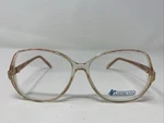 Americana 253 Rose 54-14-135 Crystal Plastic Full Rim Eyeglasses Frame BU52. Fixed Price $37.50.