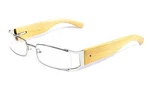 Moda Vision Bamboo 65 Designer Reading Glasses Silver & Blonde ; +4.00. Fixed Price $42.95.