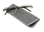 Foster Grant Lyden Men's Reading Glasses Rimless Gunmetal +2.75. Fixed Price $8.54.