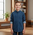 Rebel By Primark Boys' Button-down Shirt Size 5-6 Yrs Diamond Print Preppy Comfy. Fixed Price $11.00.