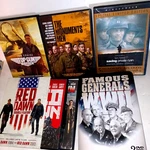 Top Gun, Red Dawn, Wwii Generals, Saving Private Ryan, Monuments - 7 Dvd Lot. Fixed Price $10.00.