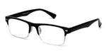 Calabria 6906 Vintage Semi-rimless Designer Reading Glasses Black +1.25. Fixed Price $17.59.