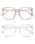 Panner Oversized Square Blue Light Blocking Glasses For Women Anti Glare .... Fixed Price $31.24.