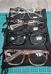 Henotin 4 Pack Reading GLASSES+0.00 Blue Light Filter, Stylish Frames&design New. Fixed Price $10.99.