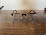 Foster Grant Design Optics Black Rectangular Eyeglasses Frames Only 53-17-143 Mm. Fixed Price $7.94.