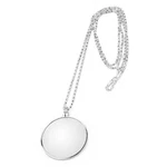 5X Magnifying Pendant Necklace Monocle Reading Glasses Chain. Fixed Price $11.07.