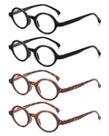 Jm Set Of 4 Retro Round Reading Glasses Spring Hinge Readers Women Glasse.... Fixed Price $28.77.