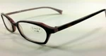 Cinzia Designs Reading Eyeglasses Mod. Doubletake New + 100 With Case. Fixed Price $18.00.