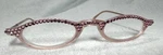 Jimmy Crystal Usa Gl 314+125 Ny Women Full Rim Frames Swarovski Blush Pink. Fixed Price $26.50.