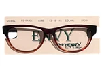 Envy Glasses Womens Eyewear Brown Clear Casual Business Smart 53-18-140 New. Fixed Price $11.70.