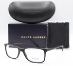 New Polo Ralph Lauren 2155 5284 Matte Black Authentic Frame Eyeglasses 56-18. Fixed Price $76.50.