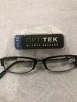 Optitek Hi-tech Professional Readers Reading Glasses +1.75 Ar Coated.. Fixed Price $17.99.