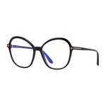 New Tom Ford FT5577-B 001 Shiny Black/clear Blue Light Block 55MM Authentic. Fixed Price $160.00.