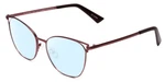 Book Club Dutiful Scammed Women Cateye Blue Light Eyeglasses Wine Satin Red 55MM. Fixed Price $29.95.