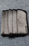 Foster Grant Reading Glass - 6 X 2IN. Soft Sleeve Case (black + White/dots) 5PC. Fixed Price $8.00.