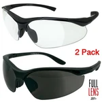 2 Pack Lot Full Magnifying Lens Sunglasses Safety Reader Reading Z87+. Fixed Price $22.99.