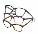 Design Optics By Foster Grant Kiersey Plastic Square Reading Glasses, 3-PK,+2.50. Fixed Price $11.69.