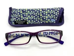 Madison Avenue +1.75 Adult Reading Glasses With Blue Blocker, Case Patterned New. Fixed Price $14.99.