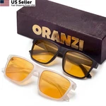 Oranzi Blue Light Blocking Glasses For Men & Medium, A-black Transparent. Fixed Price $15.66.