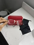Cartier Big Diamond Cut Clear Frameless Lens Gold Ship Same Day. Fixed Price $99.99.