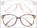 Gaoye Blue Light Blocking Glasses - Round TR90 Frames, Metal Arms, 2PK New. Fixed Price $22.99.