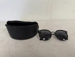 Vintage Neoc Look San Black Leather Sunglasses Case Hard Shell Eyewear Holder. Fixed Price $19.99.