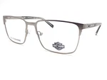 Harley Davidson Reading Glasses Matte Silver Blue 55MM Men's Readers HD0976 011. Fixed Price $82.85.