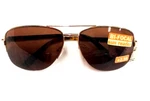 Lot Of - Borghese "aviator Style" Brown Bifocal Sun Reader Glasses +2.50 New. Fixed Price $14.99.