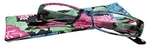 Calabria 746 Tropical Hawaiian Print Reading Glasses W/matching Case Black +2. Fixed Price $17.59.