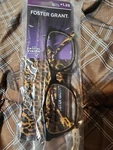 Foster Grant Black Classic +1.25 Reading Glasses Tara Brown Tortoise Shell Case. Fixed Price $11.90.