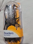 3 Equate Women Multipack Readers With Case Orange +2.00 Tradition. Fixed Price $15.99.