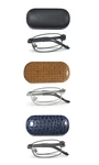 Eye Zoom 3 Pack Compact Metal Rectangular Folding Reading Glasses With Case. Fixed Price $20.99.