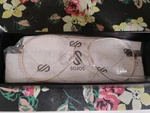 Sojos Cat Eye Blue Light Blocker Glasses Gold Frame Metal SJ5027C2. Fixed Price $10.99.