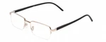 Calabria 784 Mens Rectangle Semi-rimless Designer Reading Glasses Silver 50MM. Fixed Price $12.95.