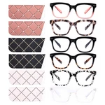 Chofilord 6 Pack Fashion Reading Glasses For Women Blue Light Blocking Ov.... Fixed Price $27.29.