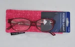 Foster Grant +1.50 Lens Red Frame Eyeglasses 52-15-141 PD58.5MM MS1121. Fixed Price $6.57.