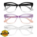 Resjok 3PK Cat Eye Reading Glasses Women Blue Light Blocking Spring Hinge. Fixed Price $20.00.