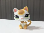Littlest Pet Shop 2108 Lps Authentic White Orange Tan Tokyo Blythe Cat Green Eye. Fixed Price $29.99.