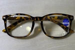 Blue Light Reading Glasses +3.0 Tortoiseshell Full Rim Flex Hinge 51-19-139 New. Fixed Price $10.99.