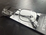 E233 Foster Grant Essentials Jacobson Gun Metal Gray 2.00 Reading Glasses W/case. Fixed Price $11.00.
