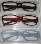 New Betsey Johnson 3 Pair Reading Glasses Black/brown/blue Floral Readers +2.00. Fixed Price $29.99.