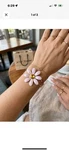 $58 Betsey Johnson Spring The Air Gold Tone Crystal Bee Hinge Bracelet JS419. Fixed Price $45.00.